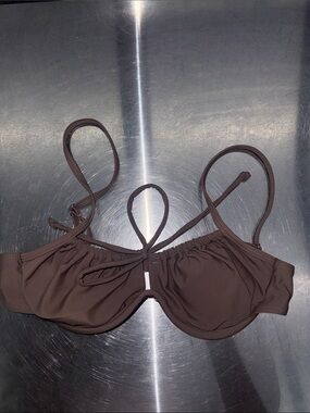 Cider Brown Underwire Bikini Top